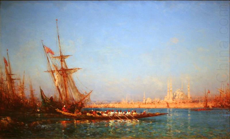 View of Istanbul, Felix Ziem